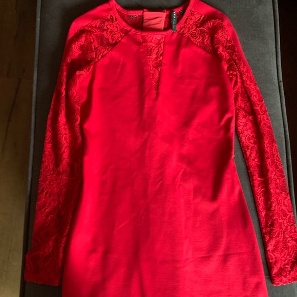 Guess Dresses & Skirts - Red long sleeve Guess dress